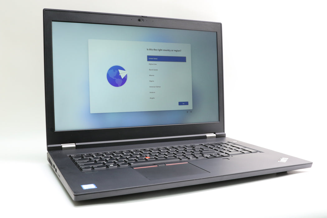 17.3" Lenovo ThinkPad P17 Gen 1, Xeon W-10855M 2.80GHz, 32GB, 1TB SSD, RTX 4000