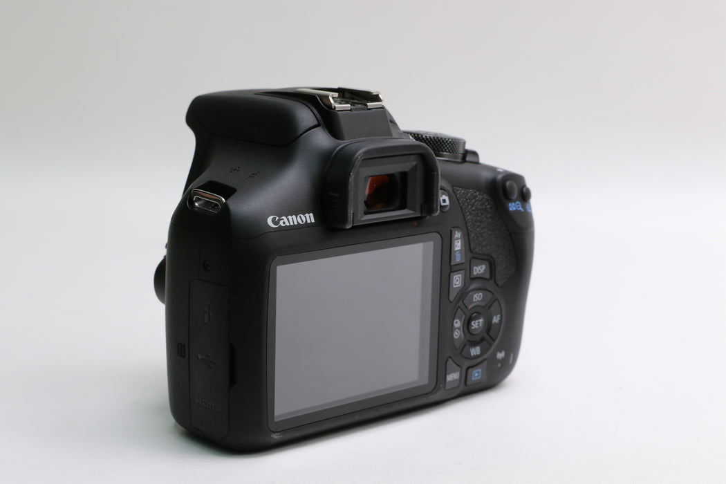 Canon EOS Rebel T7 Camera, w/ 18-55mm IS II Lens, OEM Battery/Charger, 761 SC!