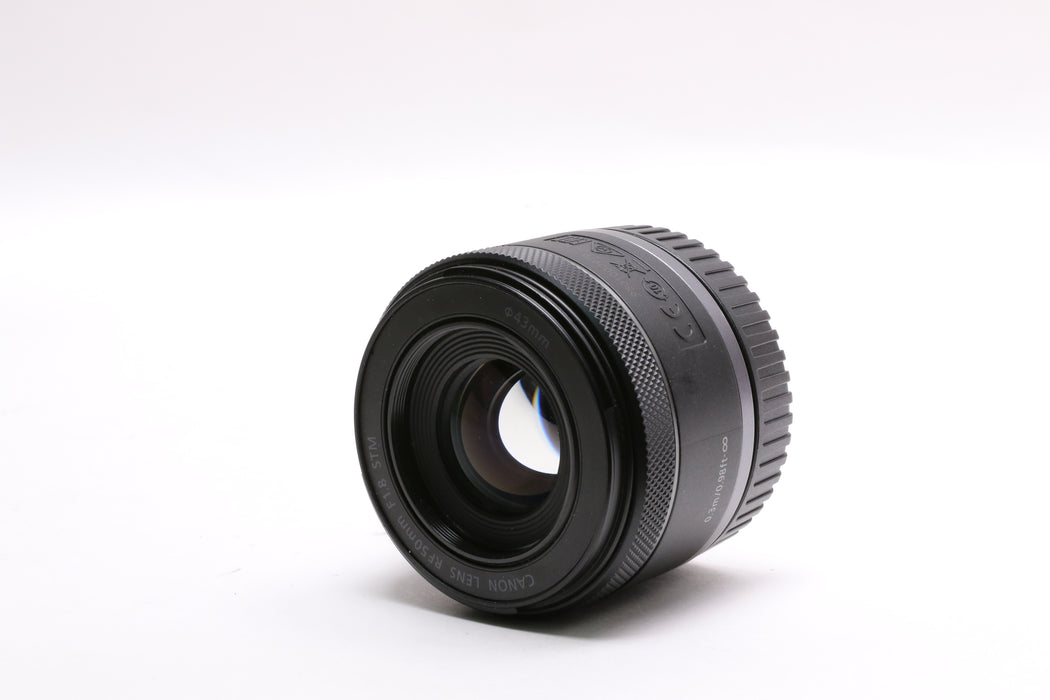 Canon RF 50mm f/1.8 STM Lens w/ Box and Caps!