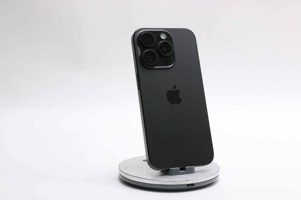 Apple iPhone 15 Pro, 128GB, Unlocked, Black Titanium, MTQM3LL/A — photo 4 of 13