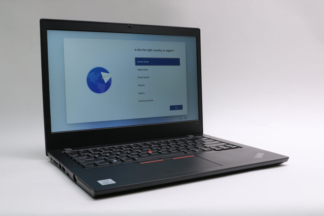 14" Lenovo Thinkpad L14 Gen 1, i7-10510U, 16GB, 256GB SSD
