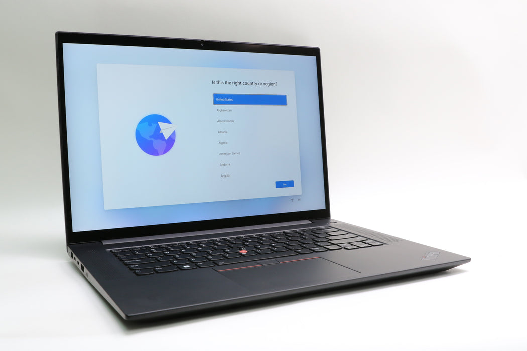 16" Lenovo Thinkpad P1 Gen 4i, i7-11850H, 32GB, 1TB SSD, NVIDIA RTX A2000