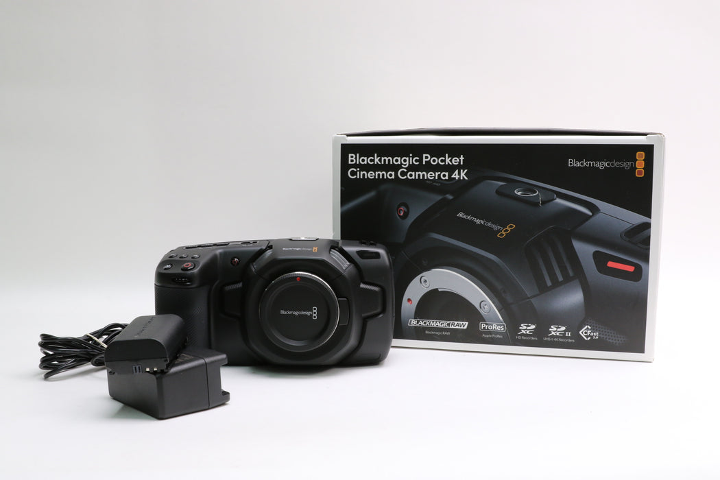Blackmagic Pocket Cinema Camera 4K w/ Box and Charger!