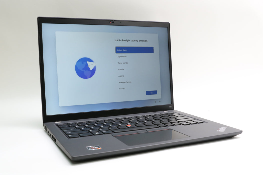 14" Lenovo Thinkpad T14 Gen 3, AMD Ryzen 7 PRO 6850U, 16GB, 512GB, Touchscreen!