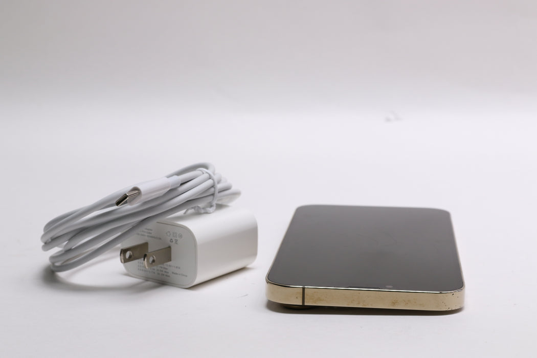 Apple iPhone 13 Pro Max, 128GB, Unlocked, Gold, NLF43LL/A