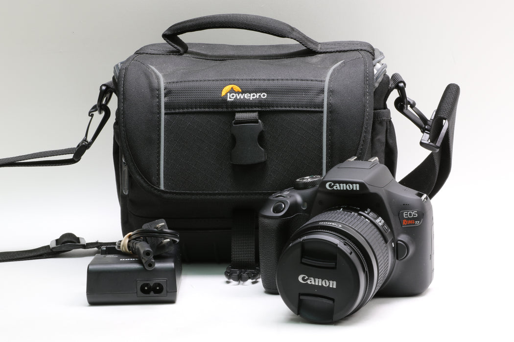 Canon EOS Rebel T7 Camera w/ Canon 18-55mm Lens, Very Low Shutter Count of 707!