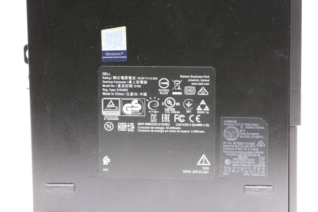 Dell Optiplex 3050 Desktop, i5-7500T, 16GB, 256GB SSD