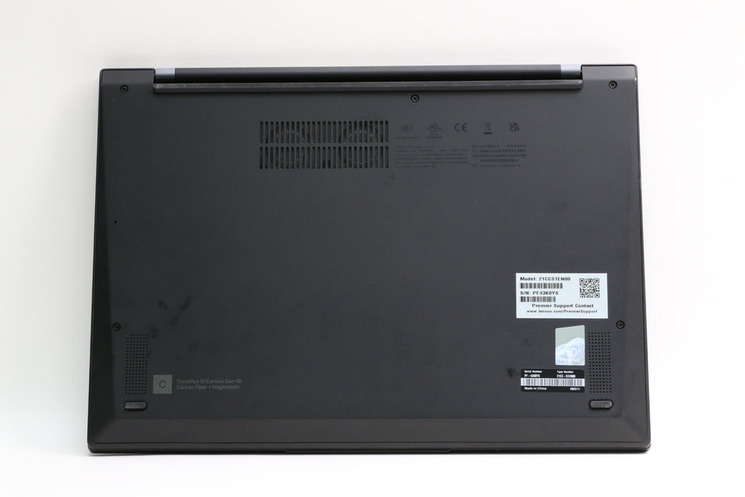 14" Lenovo Thinkpad X1 Carbon Gen 10, i7-1270P, 32GB, 512GB