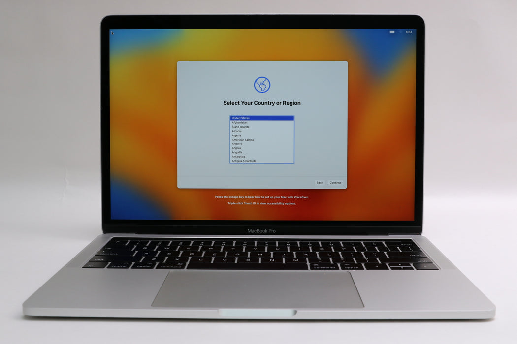 13" 2017, MacBook Pro, MPXX2LL/A, i5-7267U, 8GB, 256GB SSD