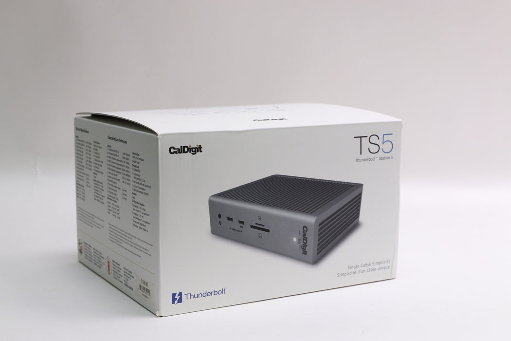 Brand New! CalDigit TS5 Thunderbolt Dock, TBT5-TS5-AMR