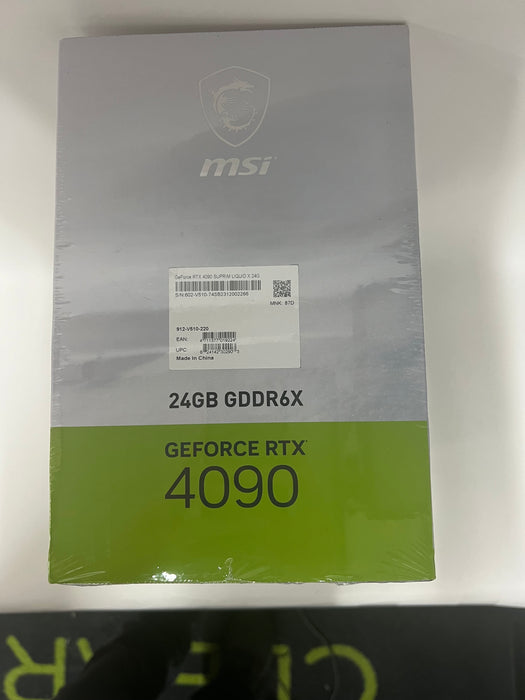 Brand New! MSI Suprim Liquid X GeForce RTX 4090 24GB, 912-V510-220