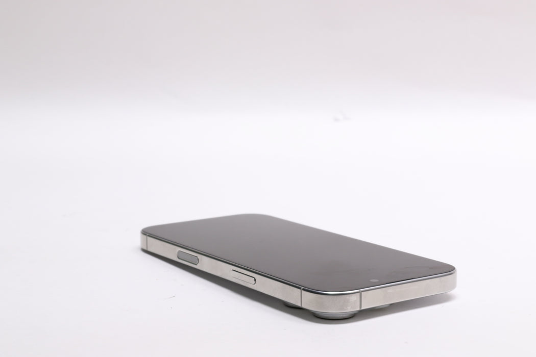 Apple iPhone 16 Pro, 256GB, Unlocked, White Titanium, MYMH3LL/A