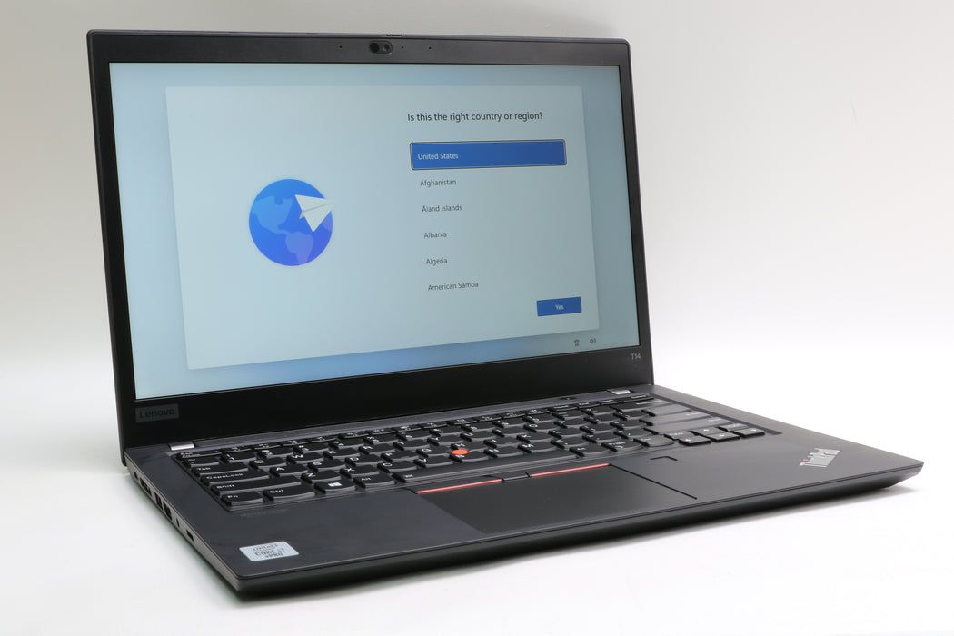 14" Lenovo ThinkPad T14 Gen 1, i7-10610U, 48GB, 512GB SSD, Touchscreen