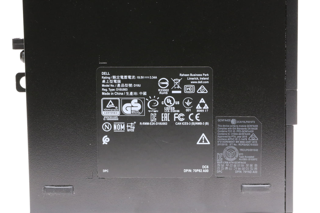 Dell OptiPlex 3060, i5-8500T, 16GB Memory, 256GB SSD, Micro Desktop