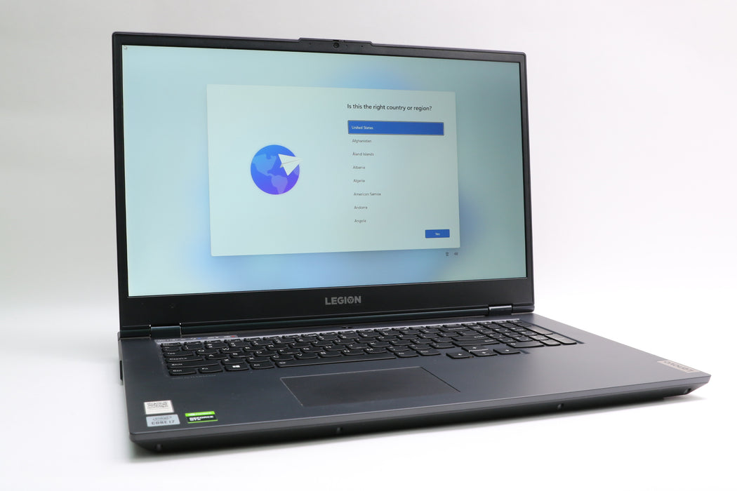 17" Lenovo Legion 5 17imh05h, i7-10750H, 16GB, 1TB HDD & 256GB SSD, GTX 1660 Ti