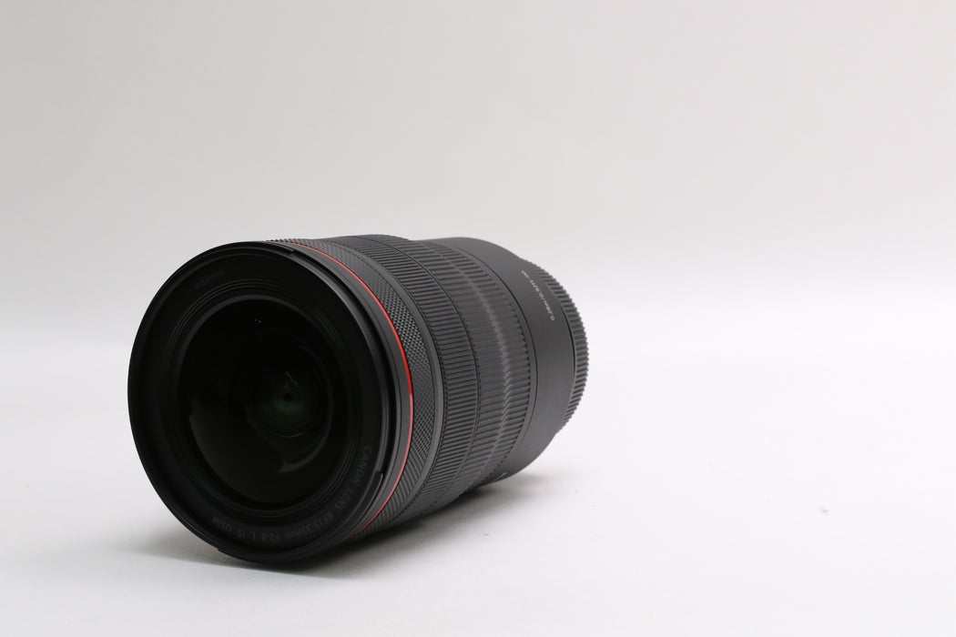 Canon RF 15-35mm f/2.8 L IS USM Lens w/ Canon Lens Caps and Case!