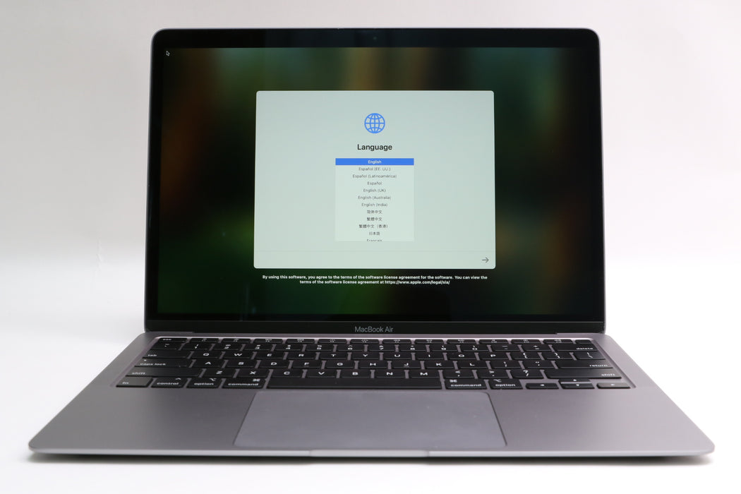 13" 2020, MacBook Air, MVH22LL/A, i5-1030NG7, 8GB, 512GB SSD