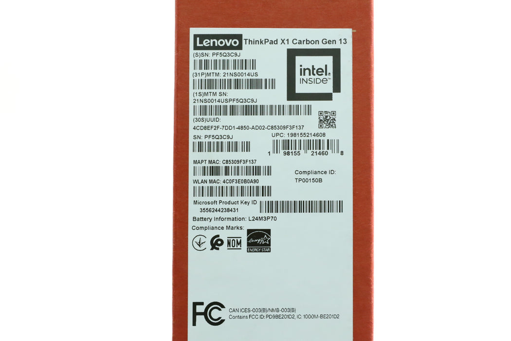 New! 14" Lenovo ThinkPad X1 Carbon 13th Gen, Ultra 7 258V, 32GB, 512GB, OLED!