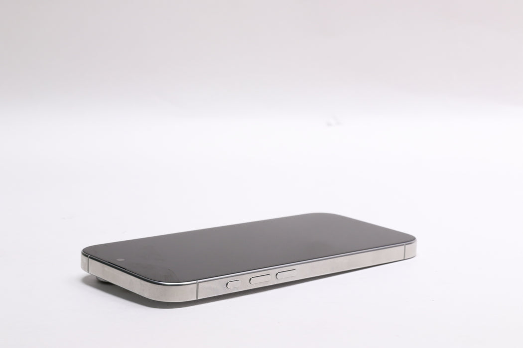 Apple iPhone 16 Pro, 256GB, Unlocked, White Titanium, MYMH3LL/A