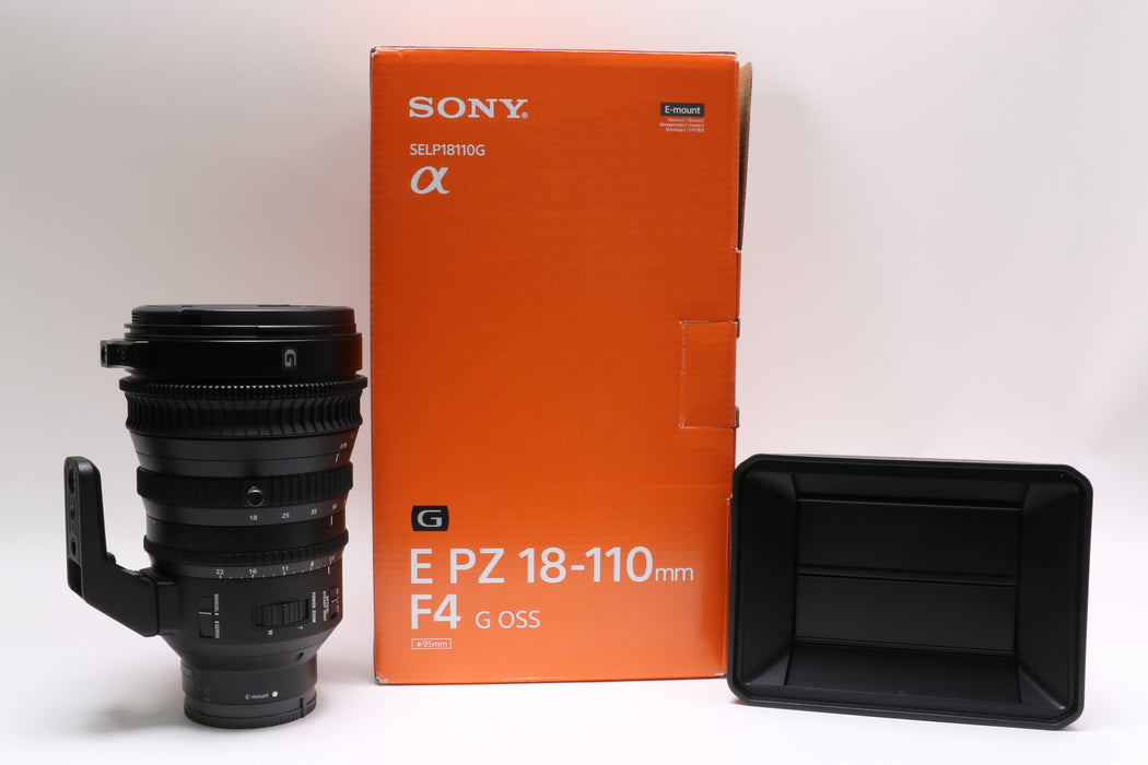 Sony E PZ 18-110mm f/4 G OSS Lens, SELP18110G