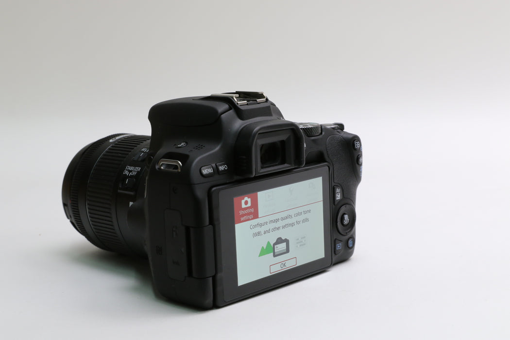 Canon Rebel SL2 Camera w/ EF-S 18-55mm Lens, Low Shutter Count of 173!