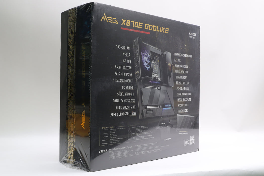 Brand New! MSI MEG X870E GODLIKE AMD Motherboard