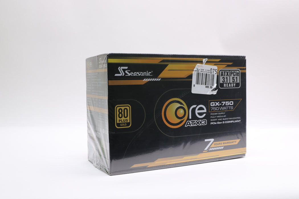 Sealed! Seasonic Core GX-750 ATX 3 750W 80 Plus Gold Modular Power Supply