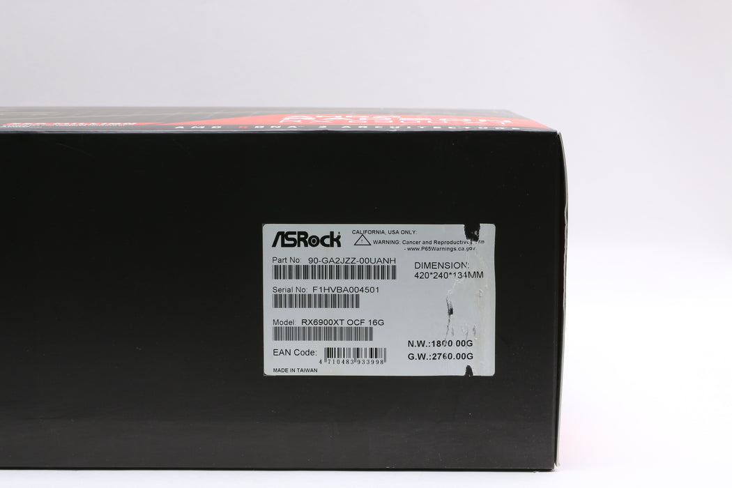 Brand New! ASRock RX 6900 XT OC Formula 16GB Graphics Card — photo 2 of 3