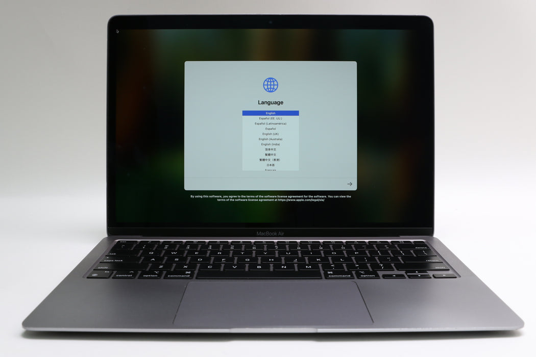 13" 2020, MacBook Air, BTO, 3.20 GHz Apple M1, 16GB, 256GB SSD, 7C