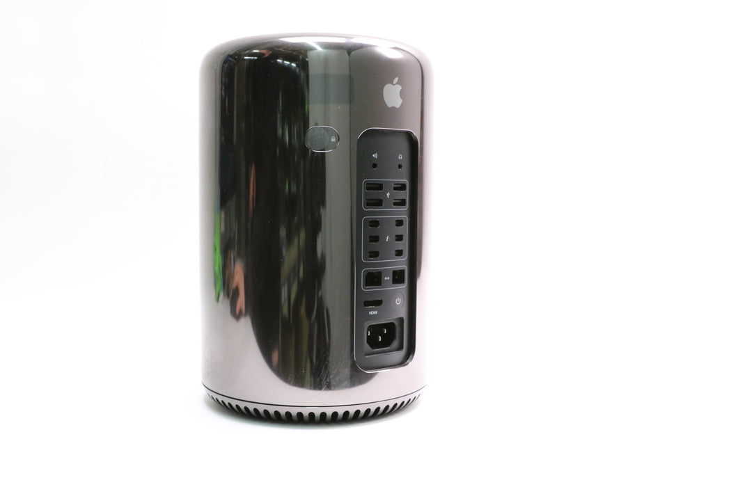 Late 2013, Mac Pro, Intel Xeon CPU E5-1650 v2, 32GB, 256GB SSD, 2x FirePro D500