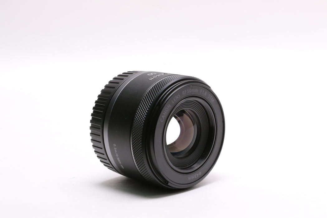 Canon RF 50mm f/1.8 STM Lens w/ Box and Caps!