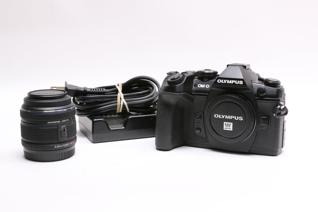 Olympus OM-D E-M1 Mark II Mirrorless Camera w/ M.Zuiko 14-42mm f/3.5-5.6 Lens!