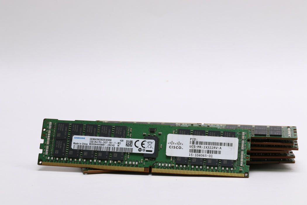 Samsung 256GB (8x32GB) 2400MHz DDR4 ECC RDIMM Server Memory (M393A4K40BB1-CRC4Q)