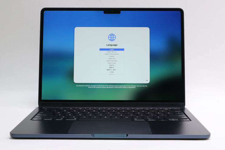 13" 2022, MacBook Air, MC7X4LL/A, Apple M2, 16GB, 256GB SSD, 8C, Only 8 Cycles!