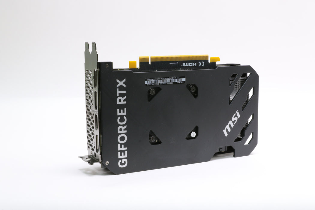 MSI GeForce RTX 4060 Ventus 2X Black OC 8GB GDDR6
