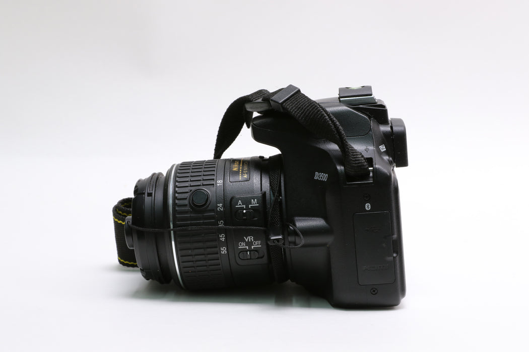 Nikon D3500 Camera w/ Nikon AF-S DX 18-55mm f/3.5-5.6G VR II, 7,273 Shutter! — photo 3 of 8