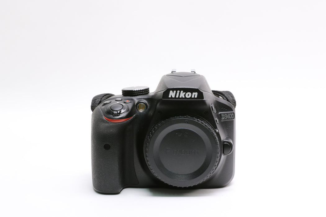 Nikon D3400 DSLR Camera w/ Nikon AF-P DX Nikkor 18-55mm f/3.5-5.6G VR Lens!