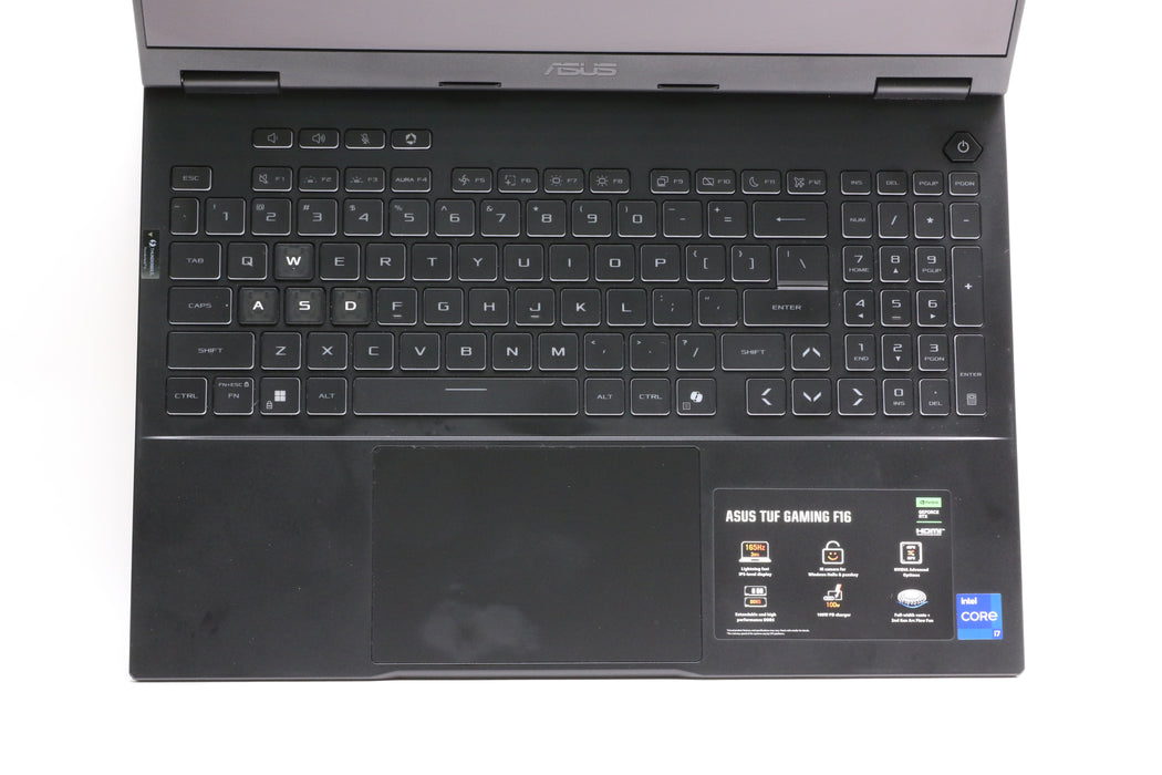 16" WUXGA Asus Tuf Gaming F16 Fx608jmr, i7-14650HX, 32GB, 1TB SSD, RTX 5060