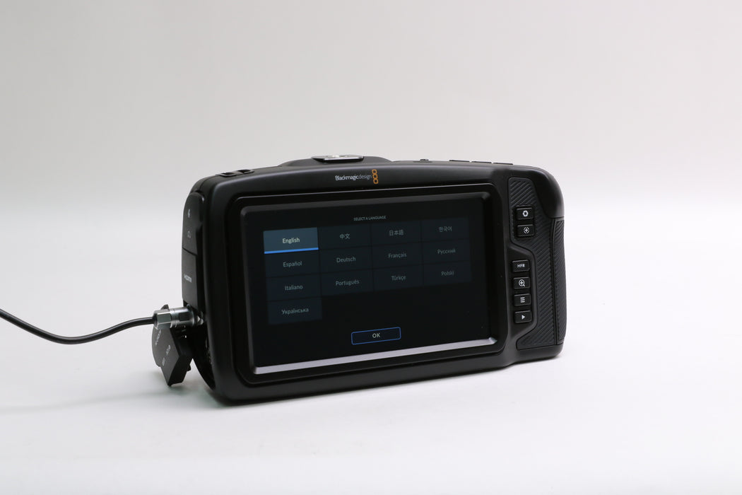Blackmagic Pocket Cinema Camera 4K w/ Box and Charger!