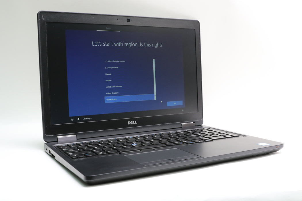 15.6" Dell, Precision 3520, i7-7700HQ 2.80GHz, 16GB, 256GB SSD, Quadro M620