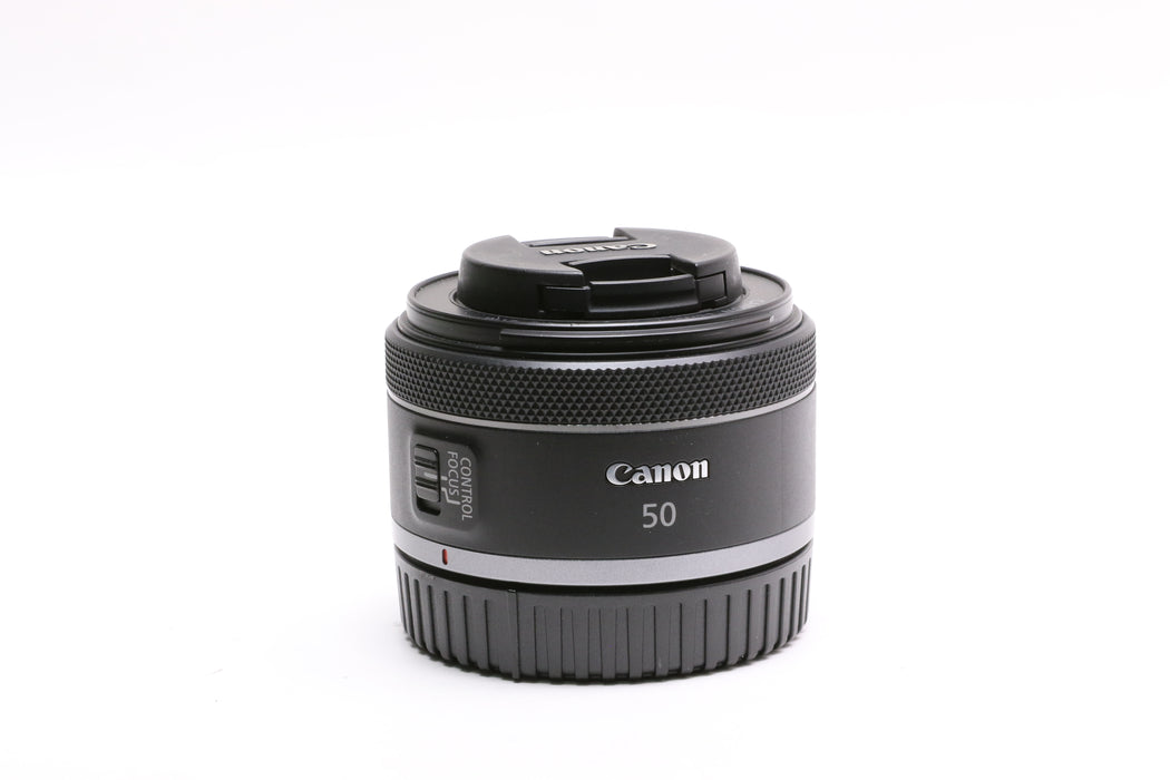 Canon RF 50mm f/1.8 STM Lens w/ Box and Caps!
