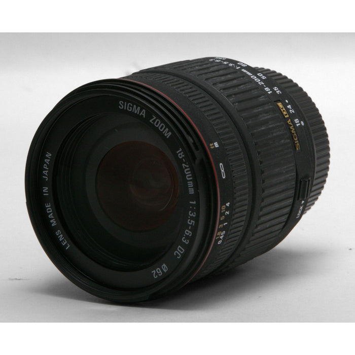 Sigma 18-200mm f/3.5-6.3 DC Lens for Nikon F Mount w/ Lens Hood!
