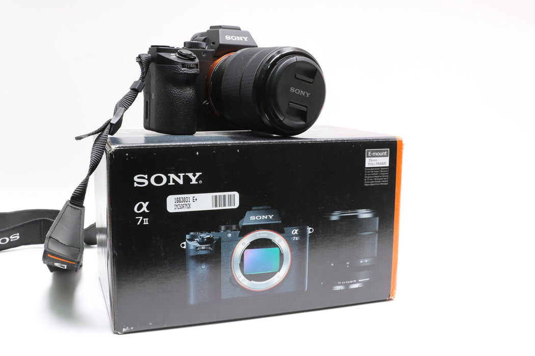 Sony Alpha a7 II Mirrorless Camera with FE 28-70mm f/3.5-5.6 Zoom Kit Lens, ILCE-7M2