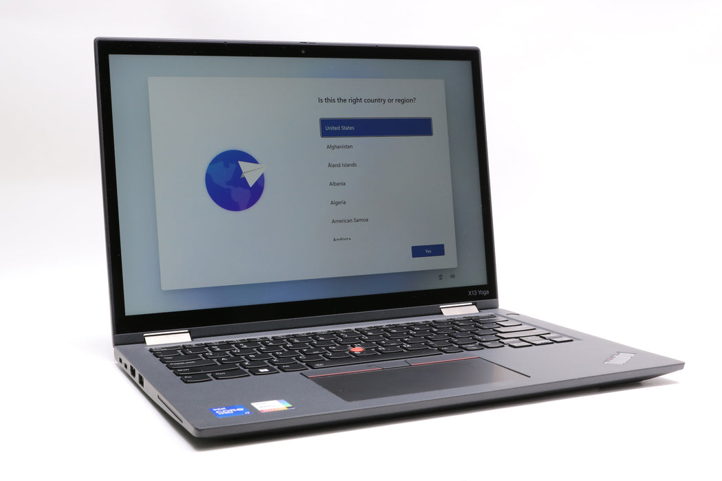 100%BATT 13" Lenovo Thinkpad X13 Yoga Gen 2, i7-1185G7, 16GB, 256GB SSD, Touch