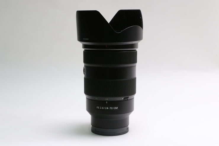 Sony FE 24-70mm f/2.8 GM Lens w/ Hood and Caps!