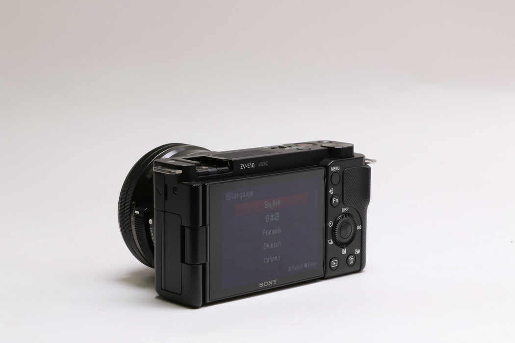 Sony ZV-E10 24.2MP Mirrorless Camera w/ Sony E PZ 16-50mm f/3.5-5.6 OSS Lens
