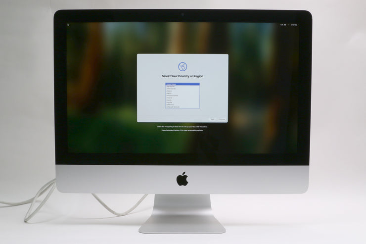 21" 2019, iMac, MRT32LL/A, i3-8100, 8GB, 1TB HDD, Radeon Pro 555X