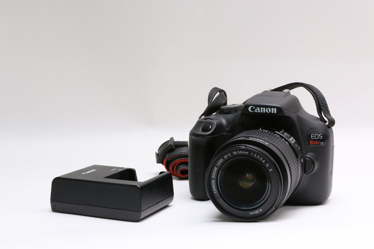 Canon EOS Rebel T7 24.1MP DSLR Camera w/ EF-S 18-55mm Lens, 800 Shutter Count!
