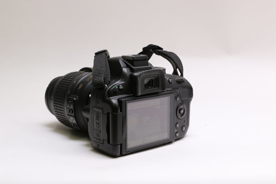 Nikon D5100 16.2MP Digital SLR Camera w/ Nikon AF-S 18-55mm f/3.5-5.6G