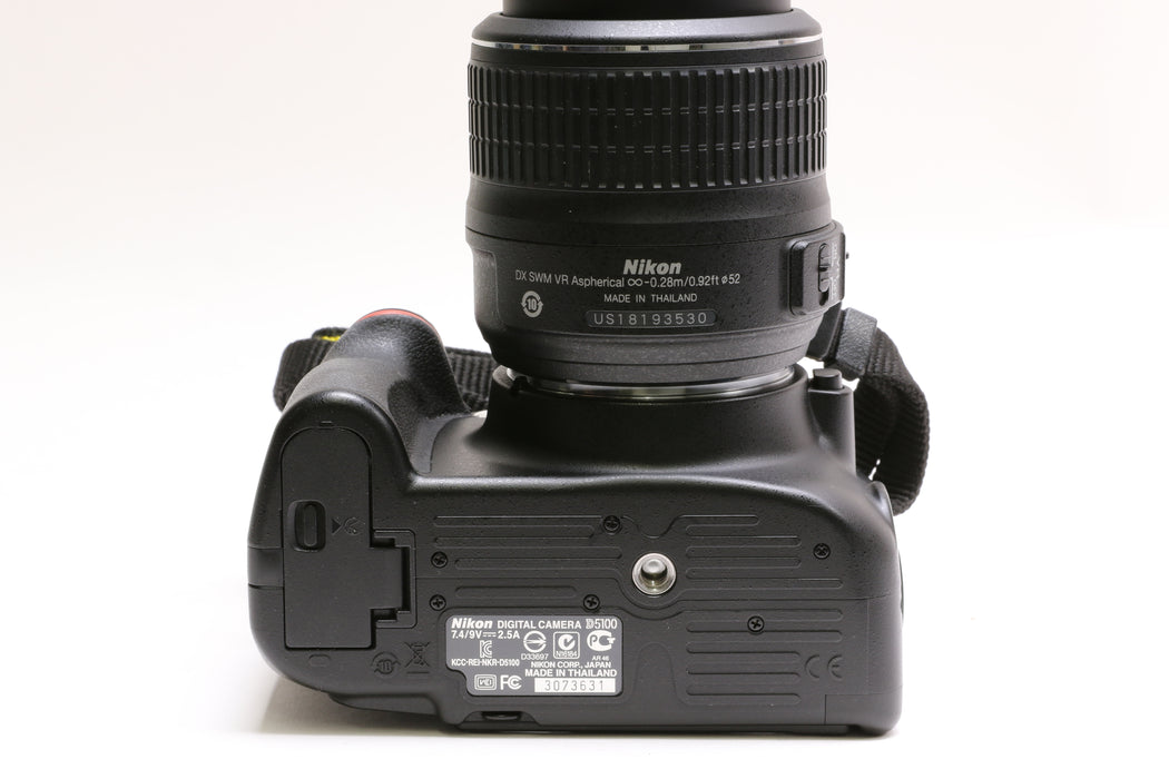 Nikon D5100 16.2MP Digital SLR Camera w/ Nikon AF-S 18-55mm f/3.5-5.6G